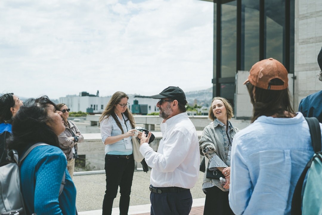 group of professionals networking